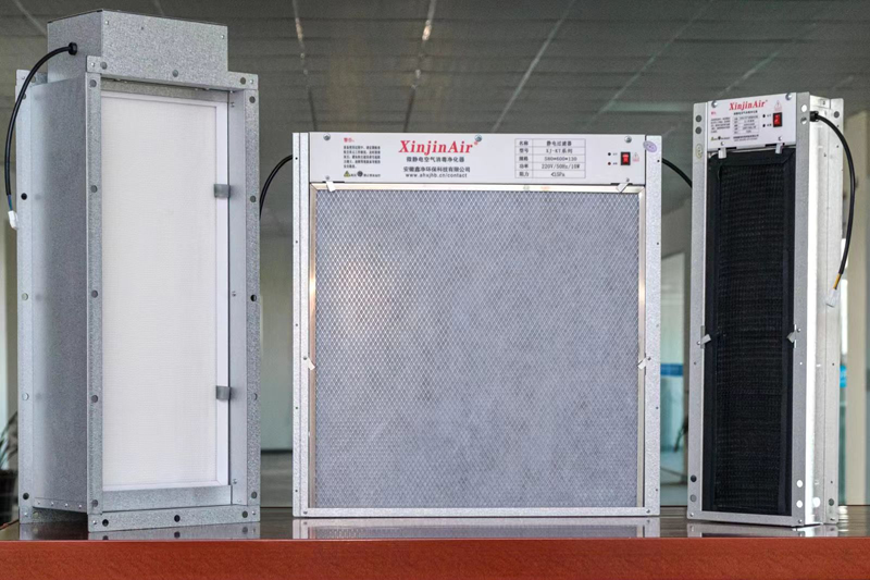 風(fēng)管式微靜電空氣凈化裝置(圖1) 風(fēng)管式微靜電空氣凈化裝置(圖1)